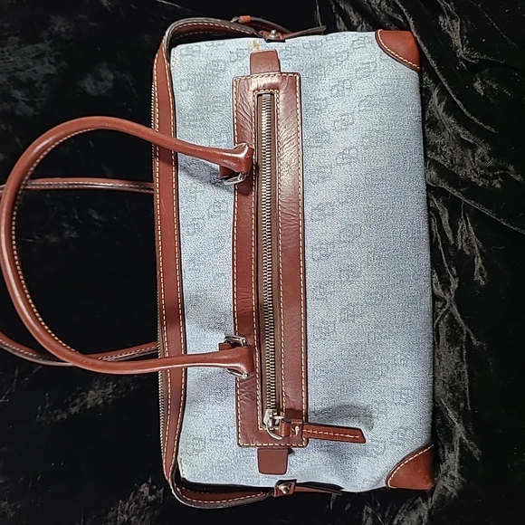 FINAL DISCOUNT Denim and Leather Handbag - Picture 2 of 11